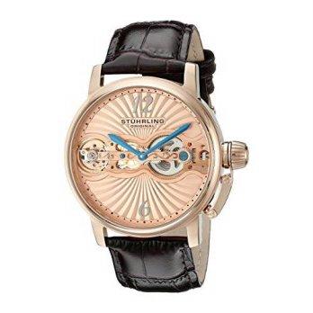 [macyskorea] Stuhrling Original Mens 729.04 Legacy Mechanical Hand Wind Skeleton Brow/9951385