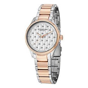 [macyskorea] Stuhrling Original Womens Quilted Dial Dress Stainless Steel Watch/9953802