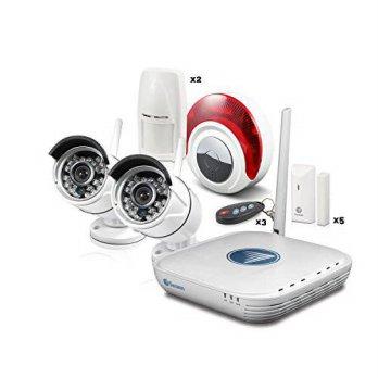 [macyskorea] Swann SWNVA-460AH2-US NVA-460 Wi-Fi Video and Alarm Security Kit (White)/9111281