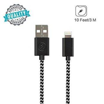 [macyskorea] THE 1 Rated Nylon Braided SideTech (TM) 10 Feet 8 pin iPhone 6/5 Cable. High /9129883