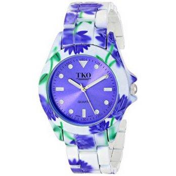 [macyskorea] TKO ORLOGI Womens TK642BL Floral Watch/9953896