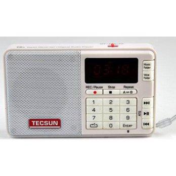 [macyskorea] Tecsun Tescun Q3 Mini Size MP3 Player, FM Radio and Voice/Radio Recorder (Whi/4626497