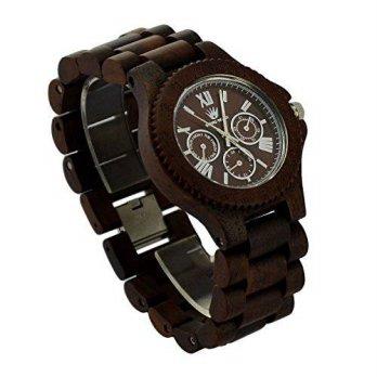 [macyskorea] Topwell Round Adjustable Date Week 24 Hours Wood watches for man Multi-Eyed W/9951594