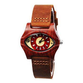 [macyskorea] Topwell Womens Eye-shaped Red Wooden Watch with Leather Band Ladys Bracelet W/9528430