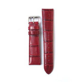 [macyskorea] Toscana 16mm Burgundy Polished Alligator Grain Leather Watchband with Nubuck /9776212