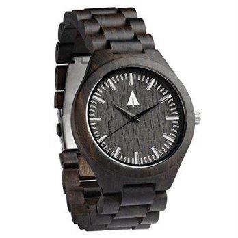 [macyskorea] Treehut Mens Black Ebony Wooden Watch with All Wood Strap Quartz Analog with /9529552