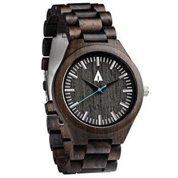 [macyskorea] Treehut Mens Black Ebony Wooden Watch with All Wood Strap Quartz Analog with /9526130