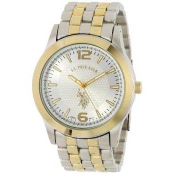 [macyskorea] U.S. Polo Assn. Classic Mens USC80021 Two-Tone Watch with Link Bracelet/9951930