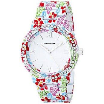 [macyskorea] Vernier Womens VNR11168P Rhinestone-Accented Watch/9951902