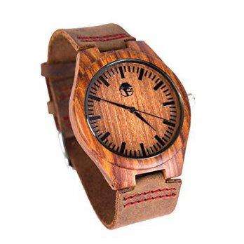 [macyskorea] Viable Harvest - Mens Wood Watch - Wooden Bamboo Dial - Sandalwood Bezel - Ge/9528579