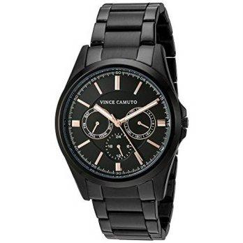 [macyskorea] Vince Camuto Mens VC/1084BKBK Multi-Function Black Bracelet Watch/9528172