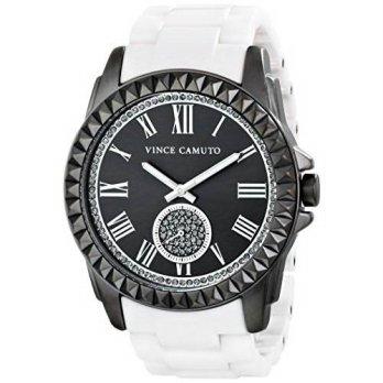 [macyskorea] Vince Camuto Womens VC/5191GYWT Swarovski Crystal Accented Gunmetal and /9953493