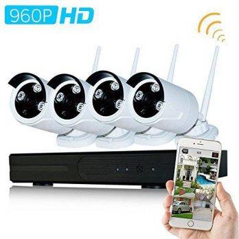 [macyskorea] Wavetown 4CH 960p NVR Wifi CCTV Surveillance System with 4x960p HD Night Visi/9511552