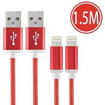 [macyskorea] Winky(TM) 2 Pack 5Ft Nylon Braided 8 Pin Lightning to USB Charging Cable Cord/9132381