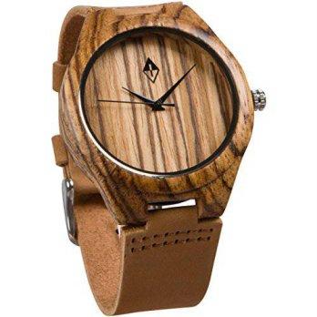 [macyskorea] Woodgrain Watches Wood Grain Handmade Mens Zebra Wood Natural Wooden Watch wi/9528423