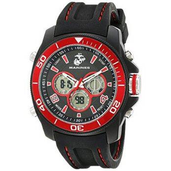 [macyskorea] Wrist Armor Mens 37100016 U. S. Marine Corps Analog-Digital Display Quar/9952226