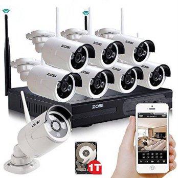 [macyskorea] ZOSI 8CH 720P HD WI-FI NVR Security Wireless Network Camera System Night Visi/9105558