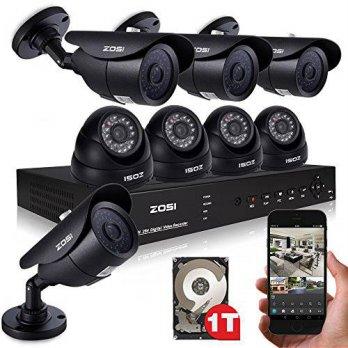 [macyskorea] ZOSI 8CH 900TVL HD Security Camera System with 8 Indoor/ Outdoor Night Vision/9106358