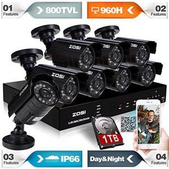 [macyskorea] ZOSI 8CH HDMI CCTV DVR 1TB Hard Drive Pre-installed + 8 In/Outdoor 800TVL Sur/9105548