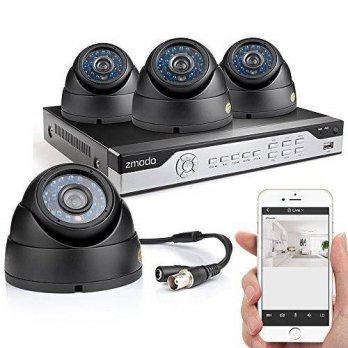 [macyskorea] Zmodo 8CH HDMI 960H DVR 4x700TVL Outdoor Indoor Day Night IR-CUT CCTV Surveil/9512394