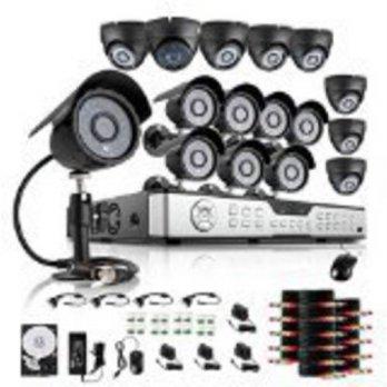 [macyskorea] Zmodo ZMODO 16CH H.264 DVR Home Surveillance Camera System 8 Bullet 8 Dome In/9106983