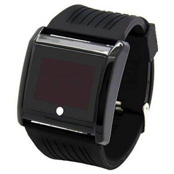 [poledit] 12JKINC TDmall Mens Black Led Touch Sports Fashion Casual Silicone Quartz Wrist /12678519