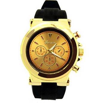 [poledit] 12JKINC TDmall Mens Gold face Iced out Hip Hop Fashion Casual Silicone Quartz Wr/12678639