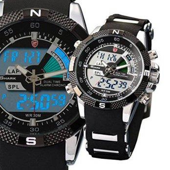 [poledit] 25 Hours NEW LCD DIGITAL CHRONOGRAPH DATE DAY ALARM MEN RUBBER SPORT QUARTZ WATC/12435574