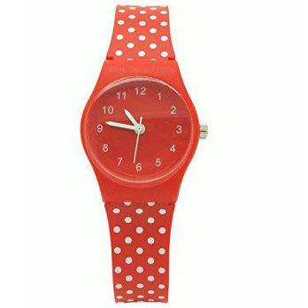 [poledit] AIBI Mini Womens Girls Watches Plastic Caseback Soft Silicon Rubber Strap(Red)/12950089