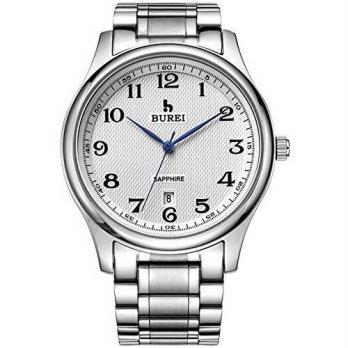 [poledit] BUREI Men`s BM-3008 Date Waterproof Quartz Dress Watch (T1)/13109413