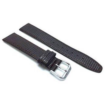 [poledit] Bandini 10mm Brown, Lizard Style, Ultra Slim Genuine Leather Watch Strap Band, A/12665472