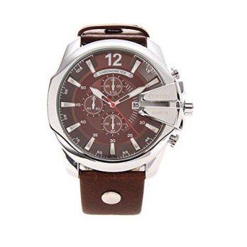 [poledit] CURREN Curren Mens Big Dial Date Quartz Leisure Business Analog Wrist Watch/12888265