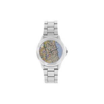 [poledit] Chicago Subway Map Watch Special Design Chicago Subway Map Pattern Custom Unisex/12675872