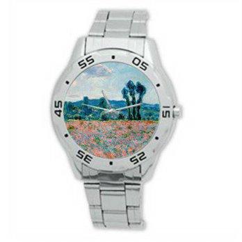 [poledit] Claude Monet`s Painting Watch Classic Christmas Day Guft Poppy Field in Giverny /12675251