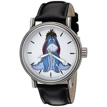 [poledit] Disney Winnie the Pooh Men`s W002364 Eeyore Analog Display Analog Quartz Black W/12685464