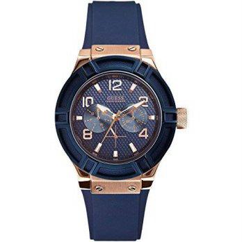 [poledit] GUESS Guess Women`s Sport Multifunction Blue Silicone Strap Watch (T1)/12881068