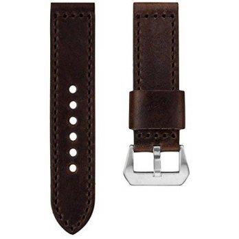 [poledit] Geckota Genuine Italian Leather Handmade Watch Band, Pre-V Buckle, Chocolate Bro/12681879