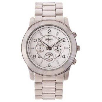 [poledit] Geneva Platinum Womens Silver Boyfriend Watch (T1)/12434682