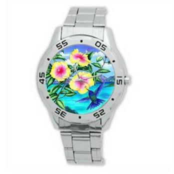 [poledit] Hummingbird Watch Special Design Cute and Beautiful Hummingbird, Animal Pattern /12675985