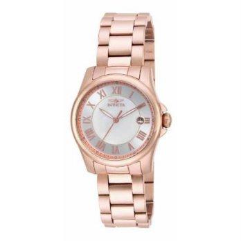 [poledit] Invicta Angel Mother of Pearl Dial Rose Gold Ion-plated Ladies Watch 15237 In.../12432558