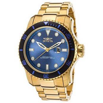 [poledit] Invicta Men`s 20097 Pro Diver Analog Display Quartz Gold Watch (R1)/12436664