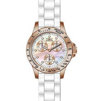 [poledit] Invicta Women`s 21995 Speedway Quartz Chronograph White Dial Watch (T1)/12950958