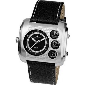 [poledit] Jacques Lemans Madrid 1-1780A Stainless Steel Case Calfskin Mineral Men`s Watch /12436637