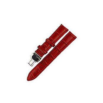 [poledit] KOLIGHT Kolight Dark-Red Fashion Durable 20mm Genuine Leather Deployant Watch Ba/13108895