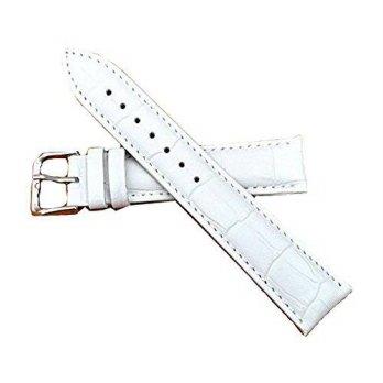 [poledit] KOLIGHT Kolight White Fashion Durable 20mm Genuine Leather Buckle Watch Band Bra/12887829