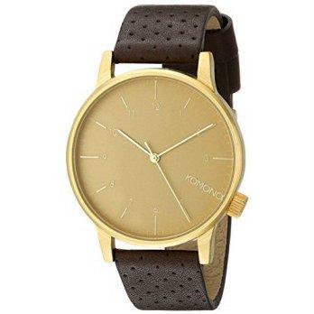 [poledit] Komono KOMONO Unisex KOM-W2001 Winston Analog Display Japanese Quartz Brown Watc/12887020