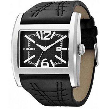 [poledit] Police Men`s PL-12170JS/02A Dynamo Stainless-Steel Black Leather Watch (R1)/12436899