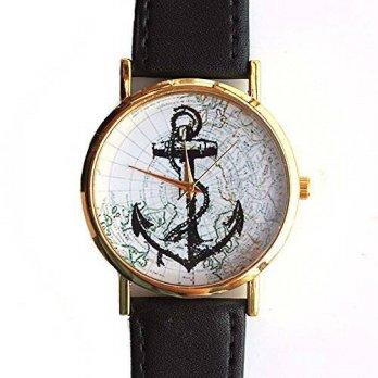 [poledit] PrivateColor North Pole Anchor Map Watch Unisex (T1)/12678076