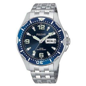 [poledit] Pulsar Men`s PXN107 Sport Silver-Tone Stainless Steel Watch (R1)/12436336