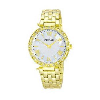 [poledit] Pulsar Women`s PM2126 Gold-Tone Stainless Steel Watch (R1)/13110449